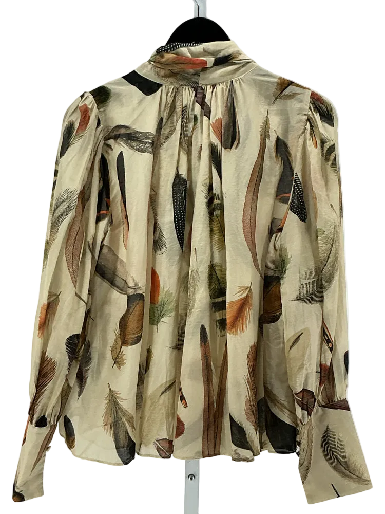Banana Republic Size L Tan Multi Shirt