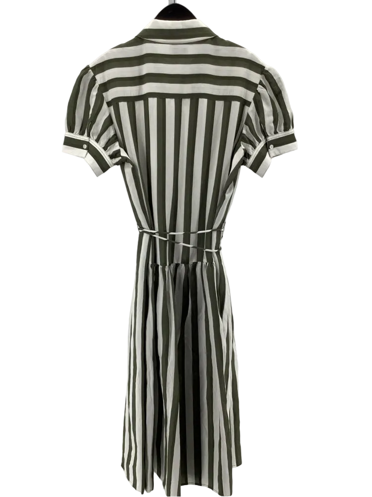 Tania Size L Olive & white Carrington Dress