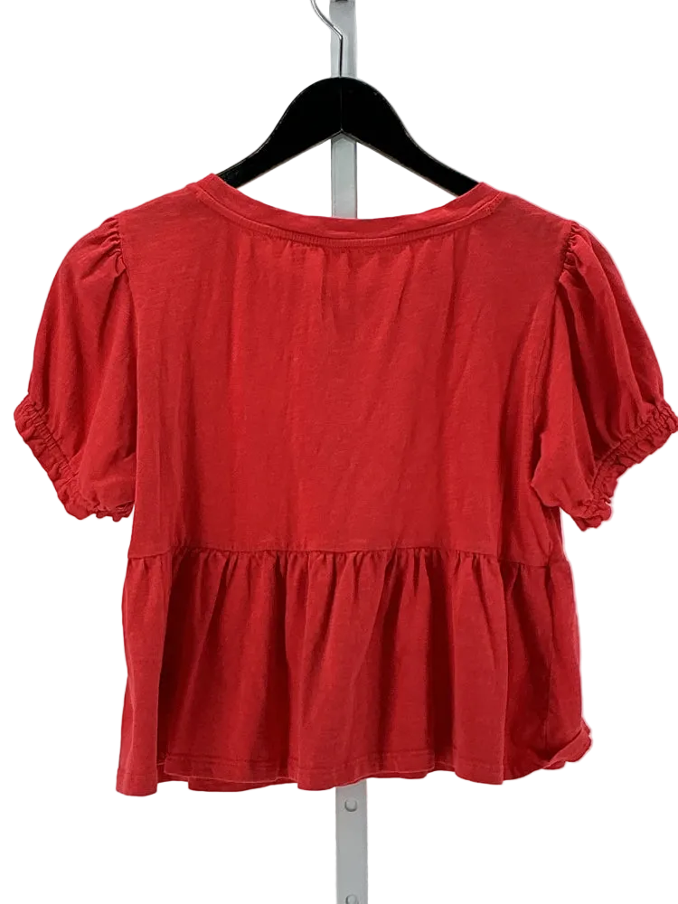 Anthropologie Size S Red Shirt