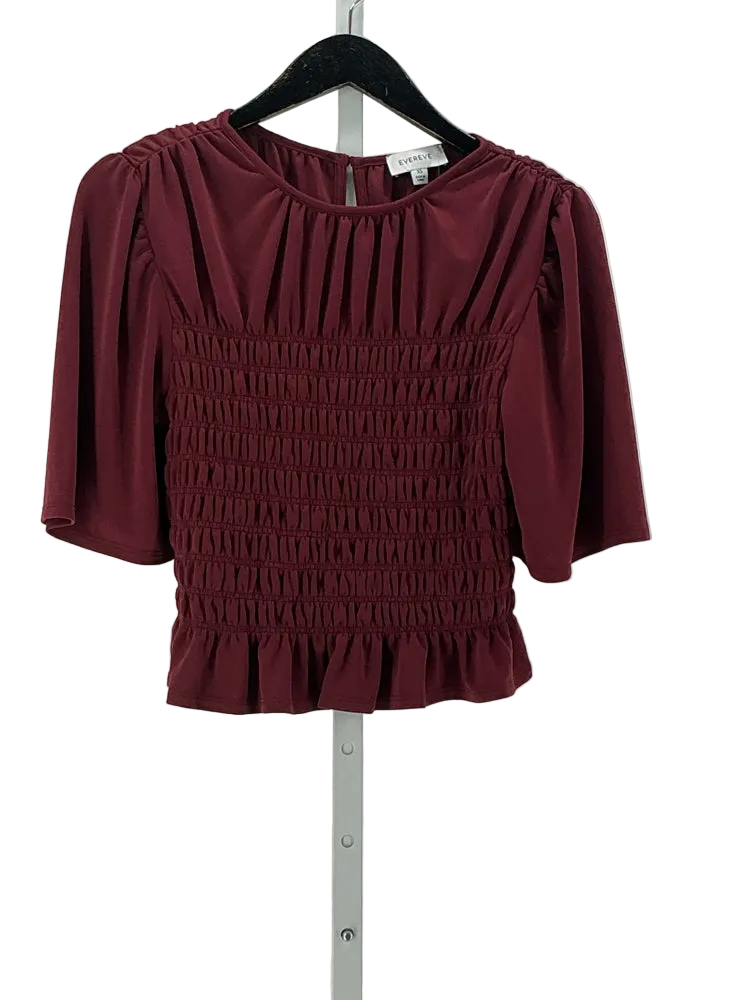 Evereve Size XS Burgundy Shirt