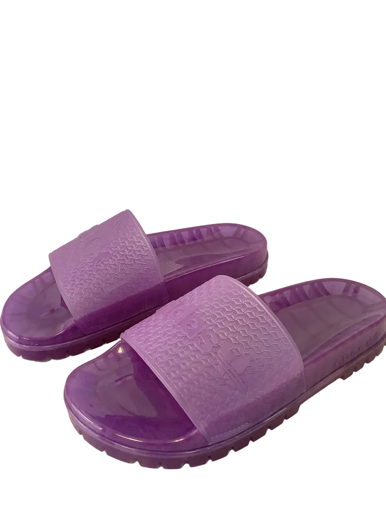 Gucci x Adidas Shoe Size 7 Purple Adilette Slides