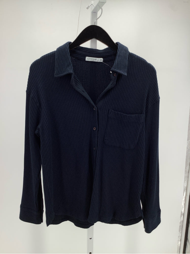 Stateside Size M Navy Shirt