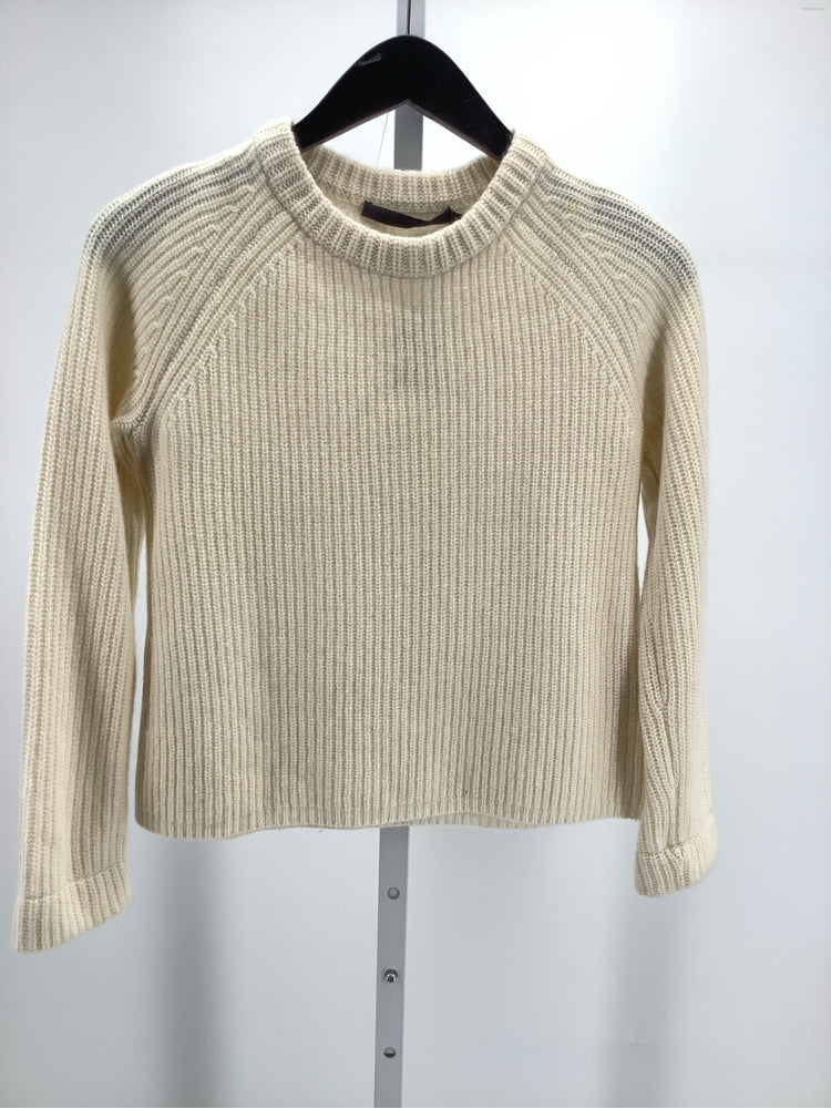 Jenni Kayne Size XS Cream Fisherman Sweater