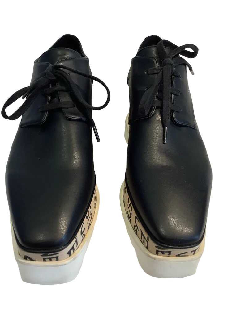 Stella McCartney Shoe Size 9 Black & Tan Wedges