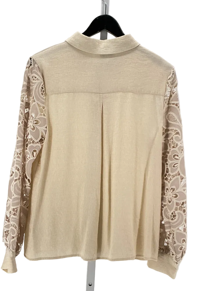 Current Air Size M Tan Shirt