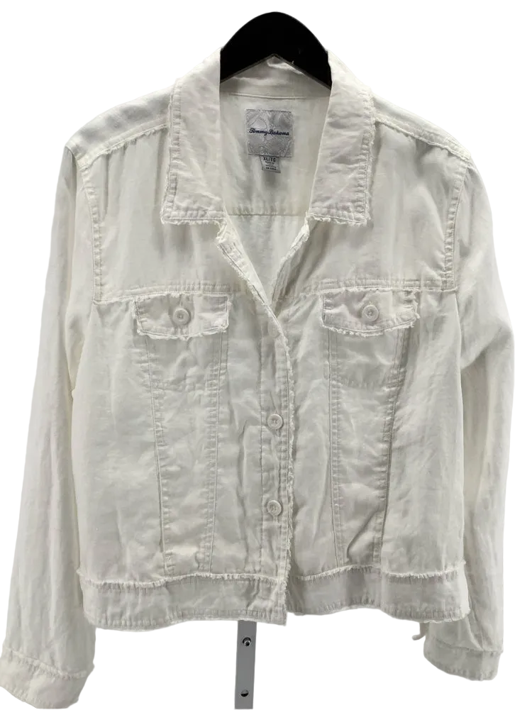 Tommy Bahama Size XL White Jacket