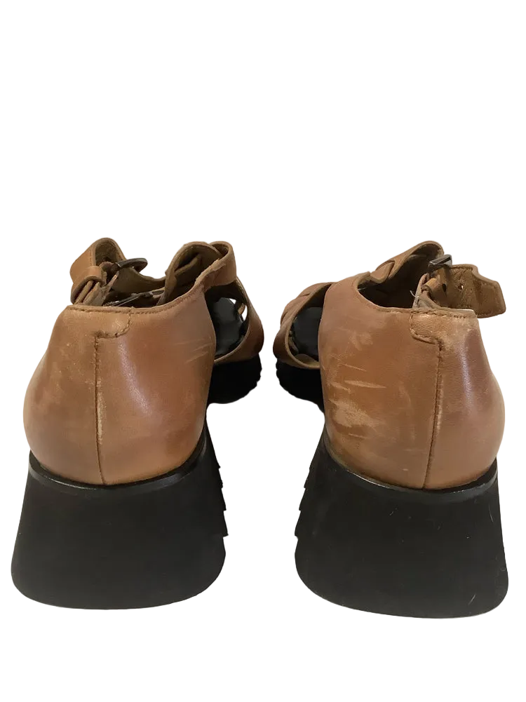 Free People Shoe Size 8 Brown Janis Fisherman Sandals
