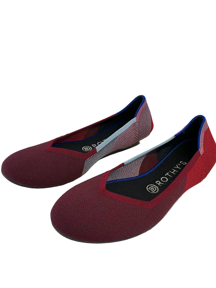 Rothy's Shoe Size 8.5 Red multi Flats