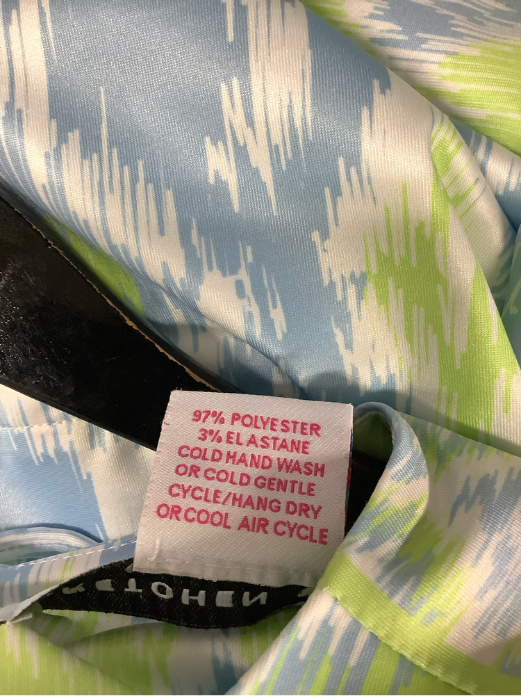 Gretchen Scott Size L Blue Multi Swinger Dress