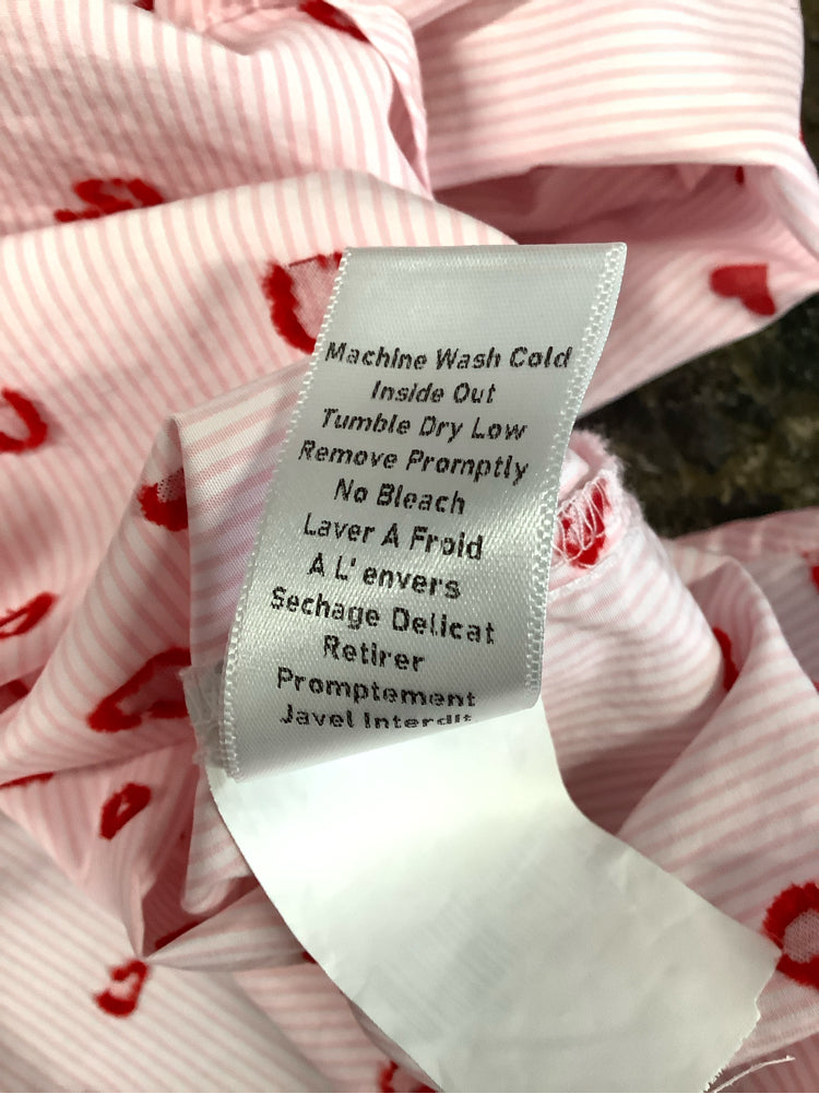 Frank & Eileen Size M Pink & Red Silvie Shirt