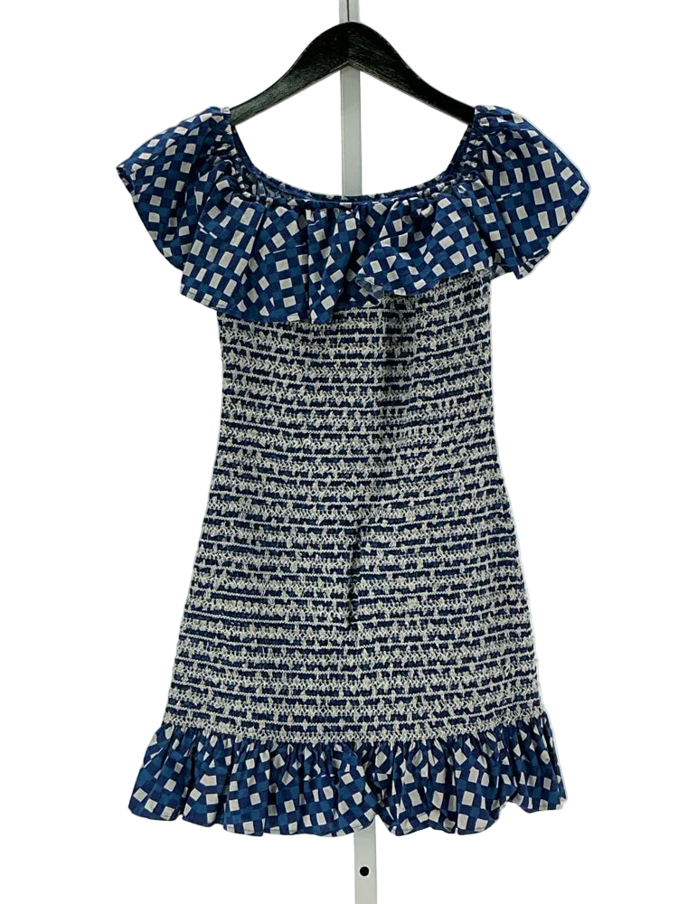 Corey Lynn Calter Size S Blue & White Dress