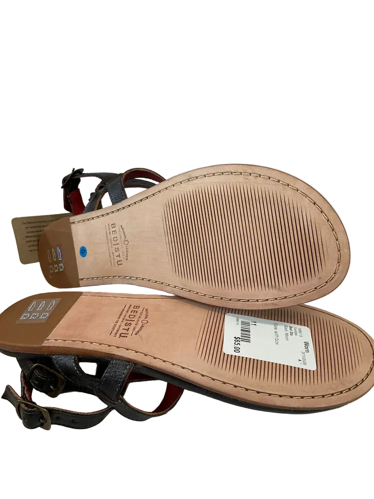 Bed Stu Shoe Size 11 Black Moon Sandals