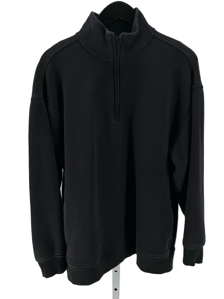 Athleta Size MT Black Sweatshirt