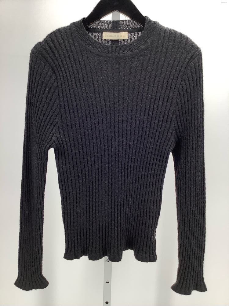 Micaela Greg Size L Black Sweater