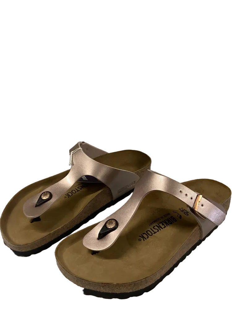 Birkenstock Shoe Size 9/9.5 Copper Gizeh Sandals