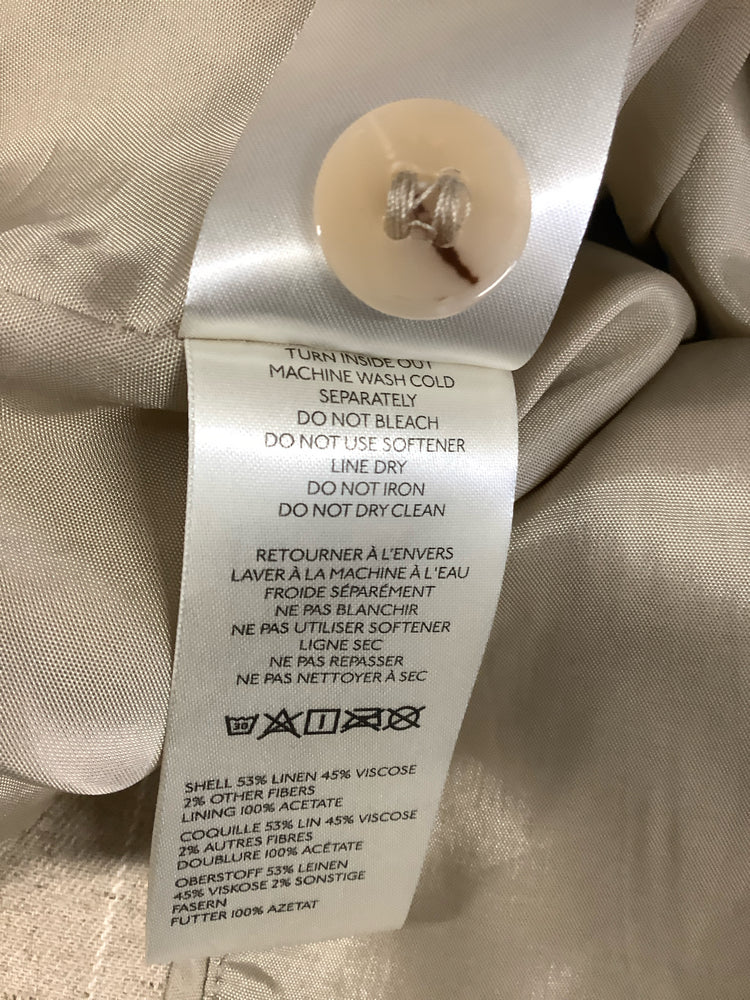 Maeve Size XL Tan & White Blazer