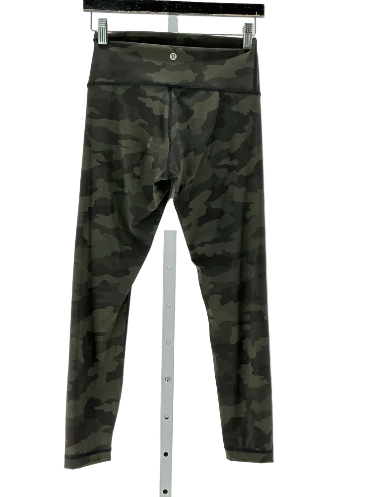 lululemon Size 6 Green multi Leggings
