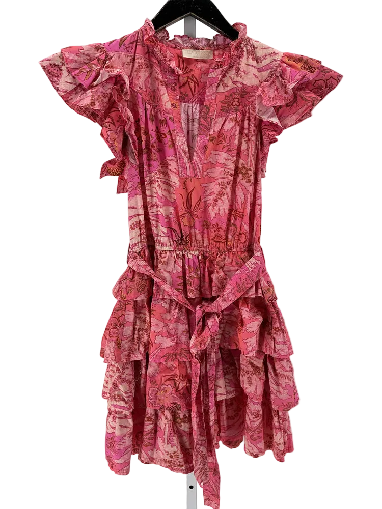 Ulla johnson Size 0 Pink multi Lulua Dress