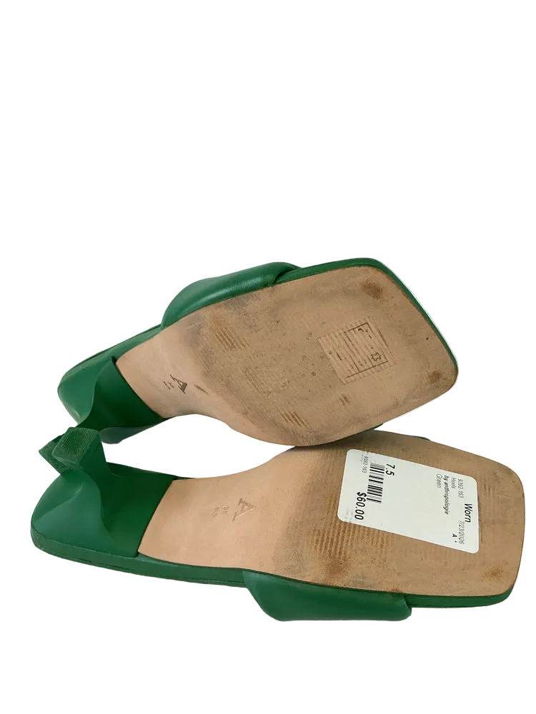 by anthropologie Shoe Size 7.5 Green Heels
