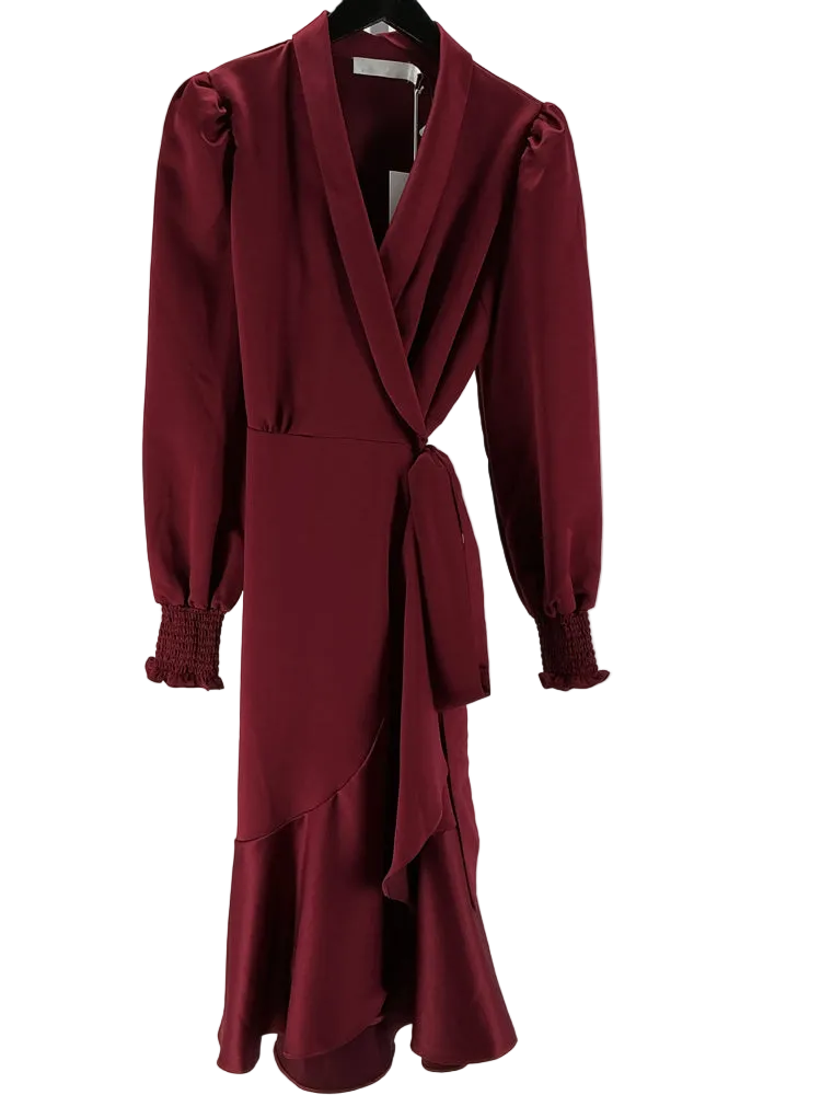 Rachel Parcell Size M Burgundy Dress