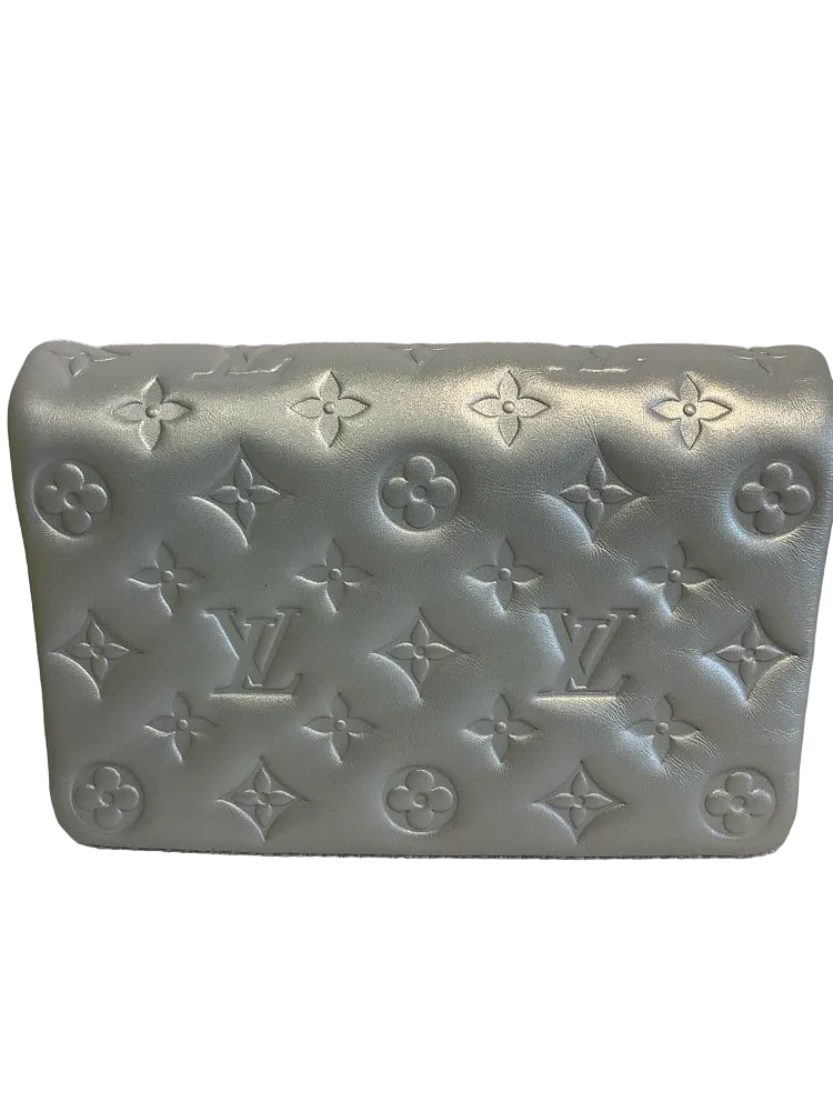 Louis Vuitton Silver Pochette Coussin Handbags