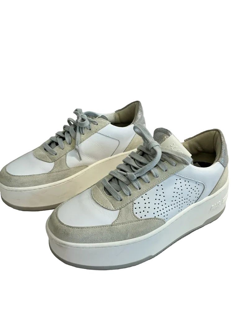 P448 Shoe Size 7.5 White Sneakers