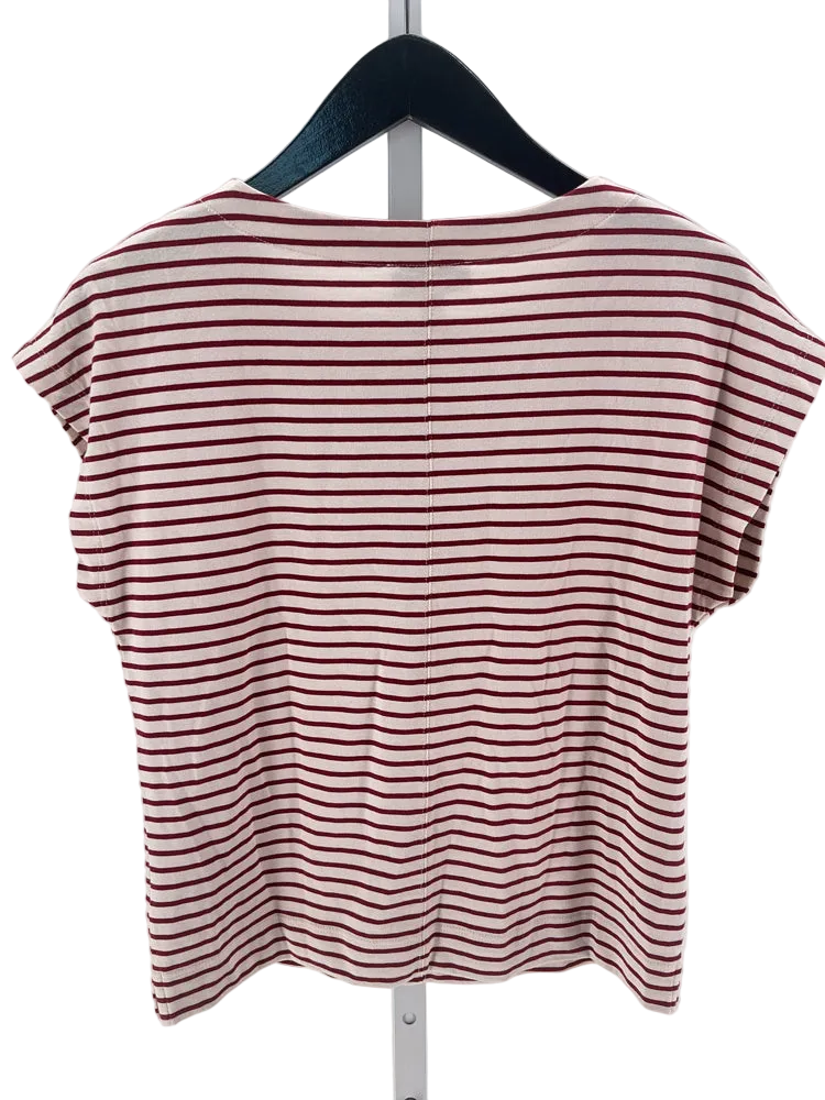 Evereve Size XS Red & White Shirt