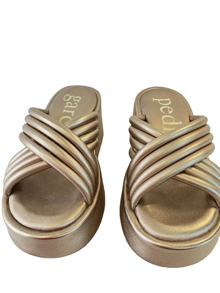 pedro garcia Shoe Size 7 Rose Gold Sandals