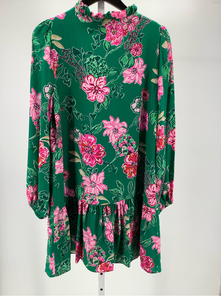 Lilly Pulitzer Size 6 Green multi Evaline Dress