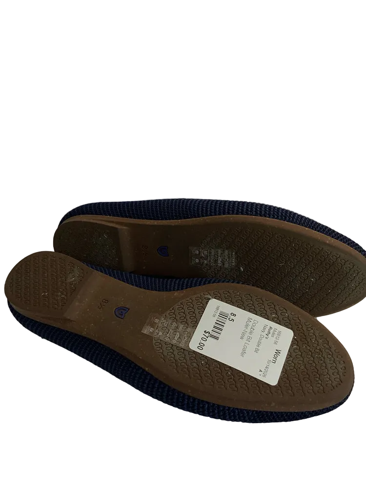 Rothy's Shoe Size 8.5 Navy Double Bit Mules