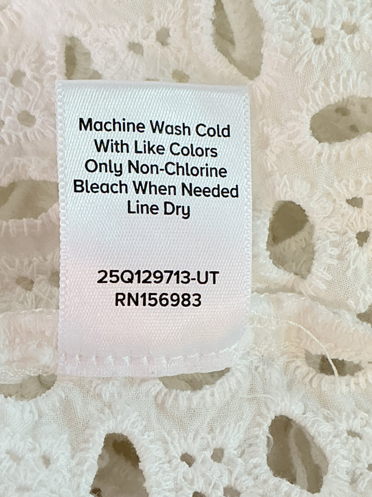 Evereve Size L White Shirt