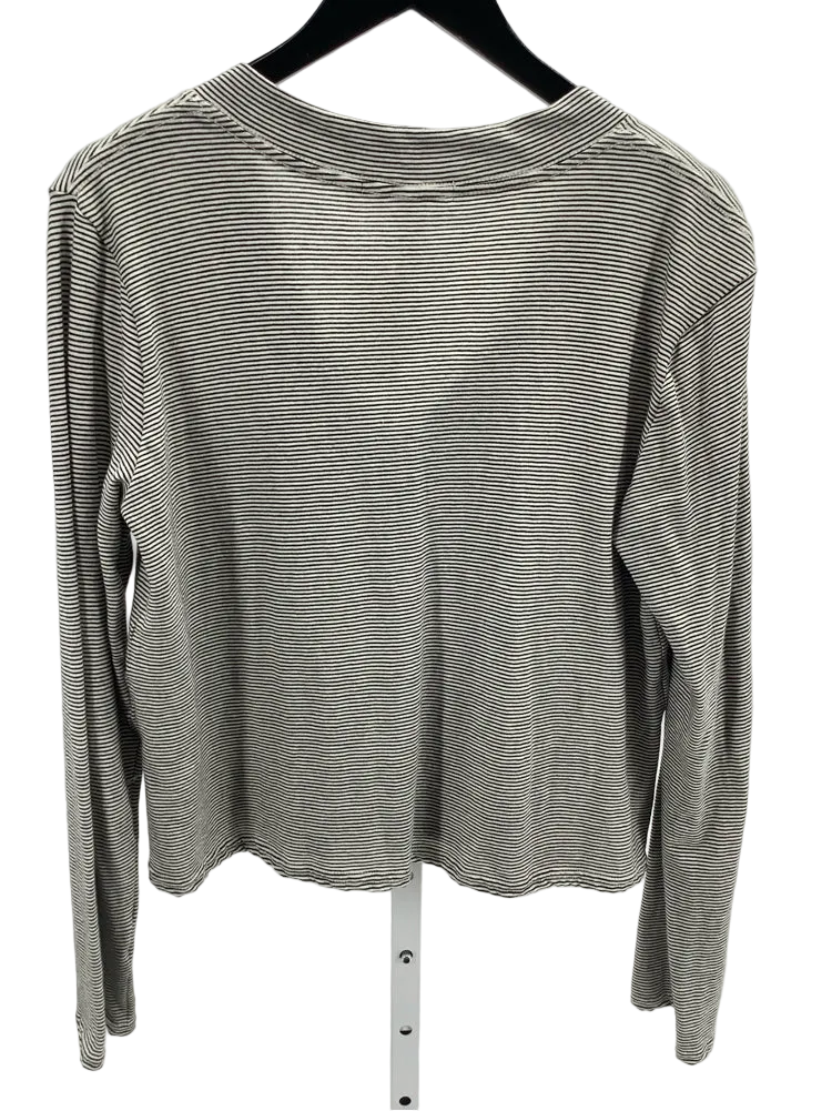 perfectwhitetee Size XL Gray & Black Fiona Shirt