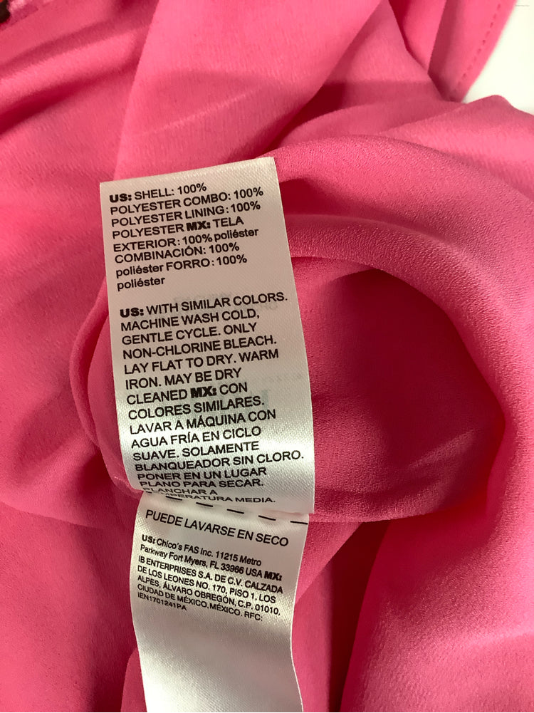White House Black Market Size 10 Pink multi Dress