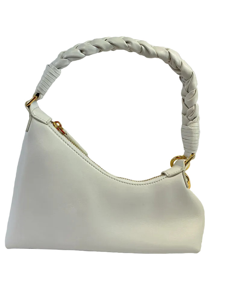 Aupen White Handbags