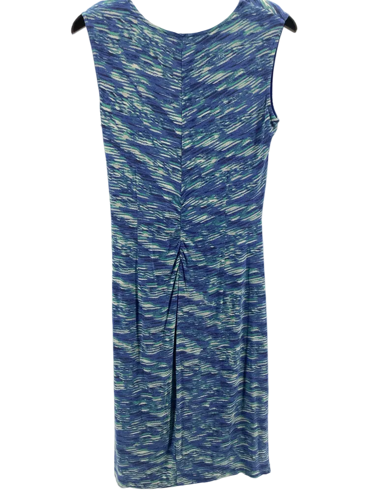 Nic & Zoe Size M Blue Multi Dress
