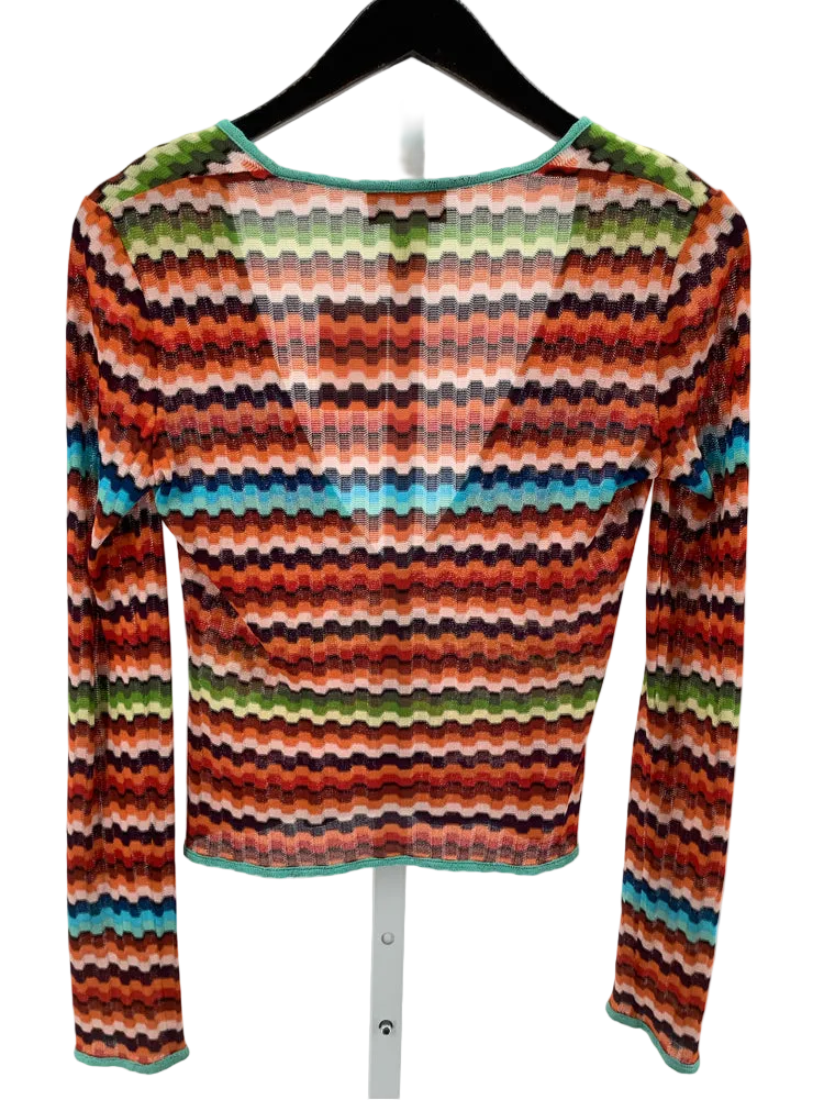 Missoni Size XS Orange Multi Cardigan