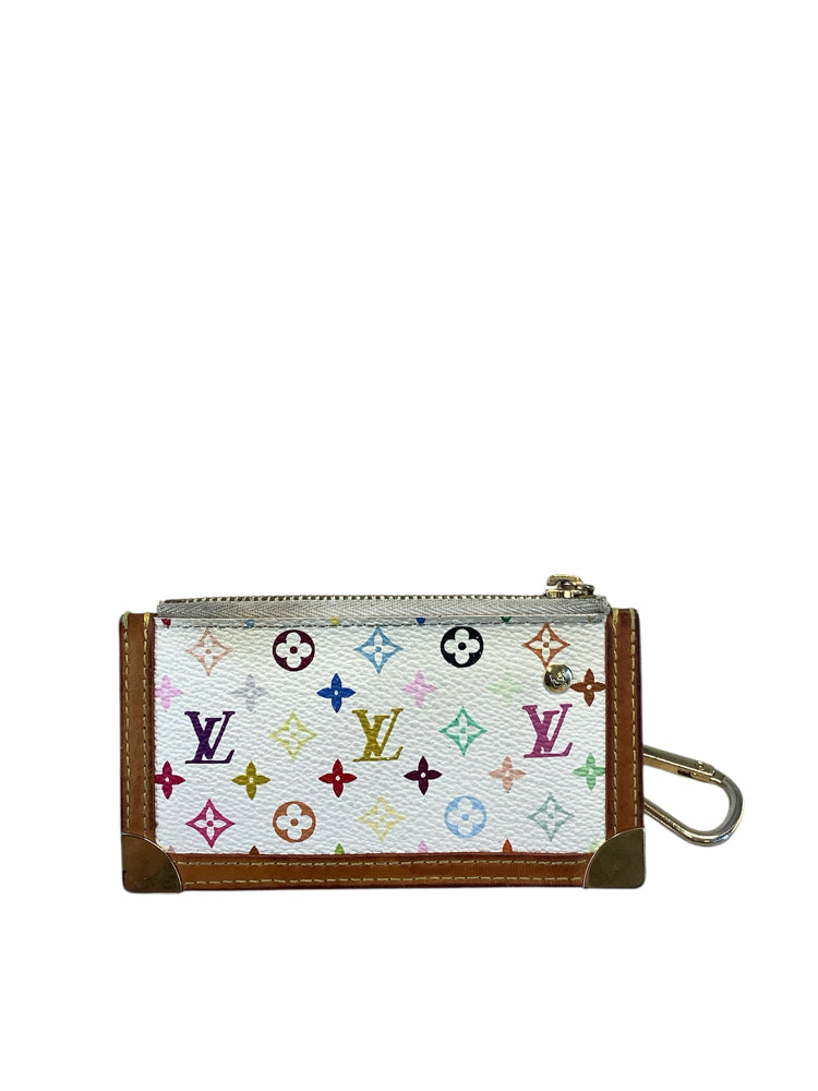 Louis Vuitton White multi Pouch