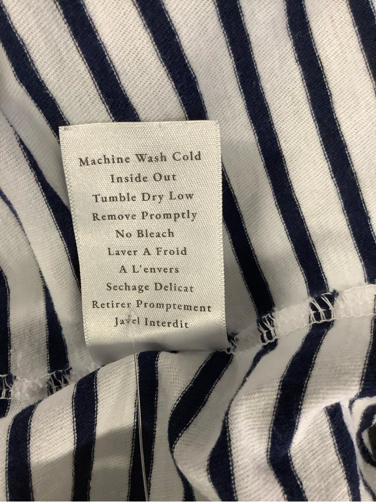 Frank & Eileen Size XS Navy & white Patrick Shirt