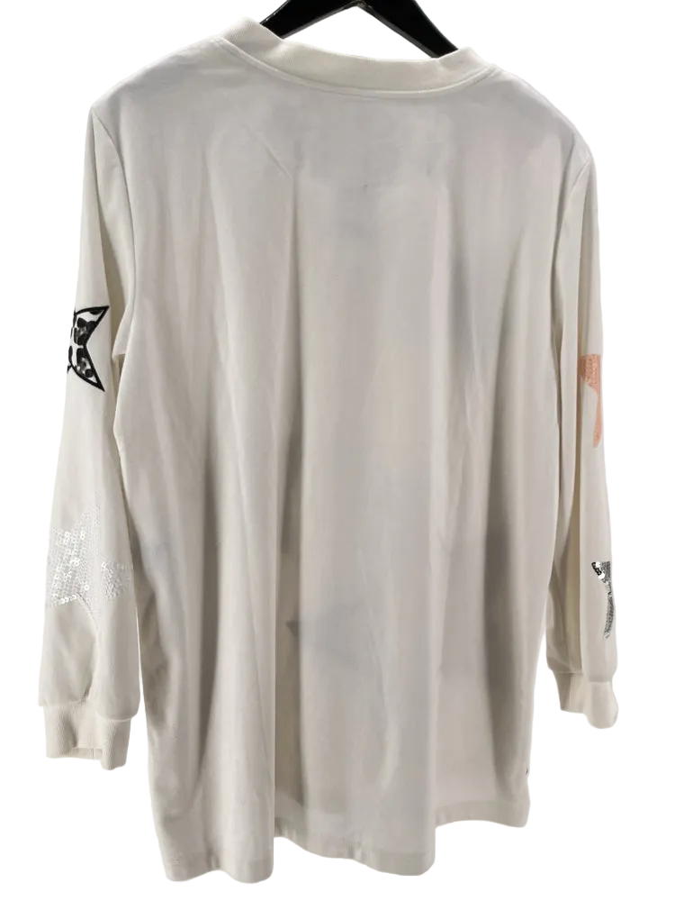 Berek Size L Cream multi Shirt