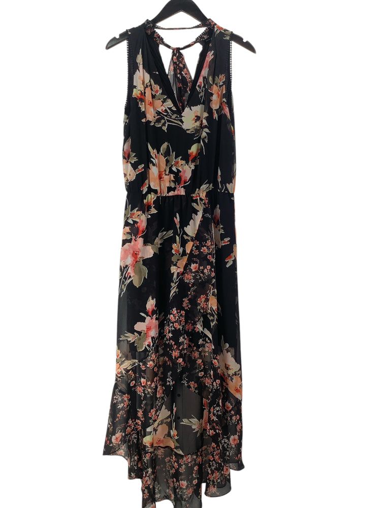 White House Black Market Size 8 Black multi Dress