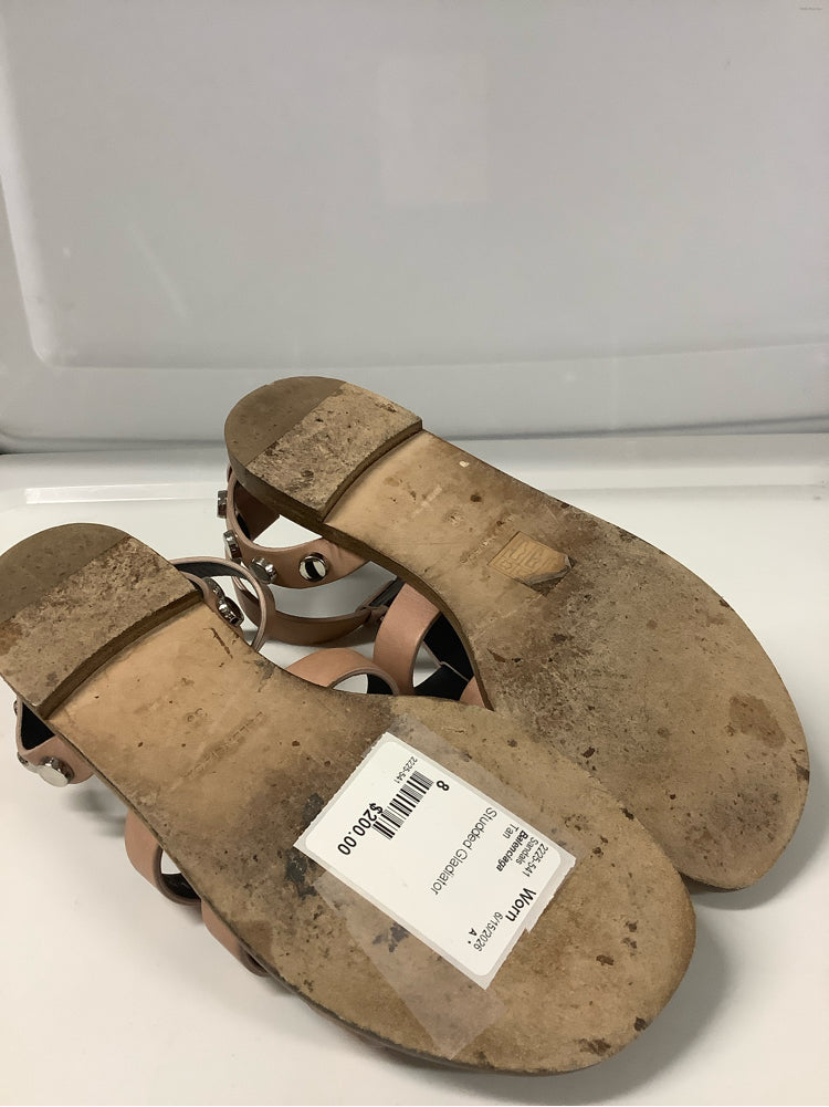 Balenciaga Shoe Size 8 Tan Sandals