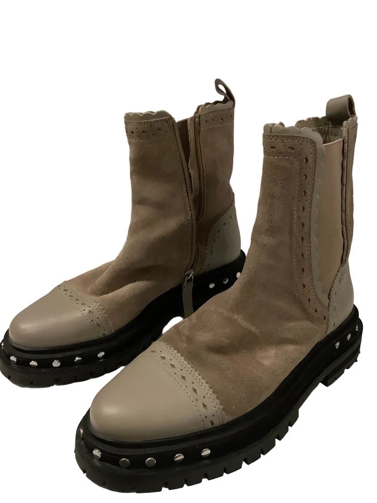 Free People Shoe Size 8 Gray Booties