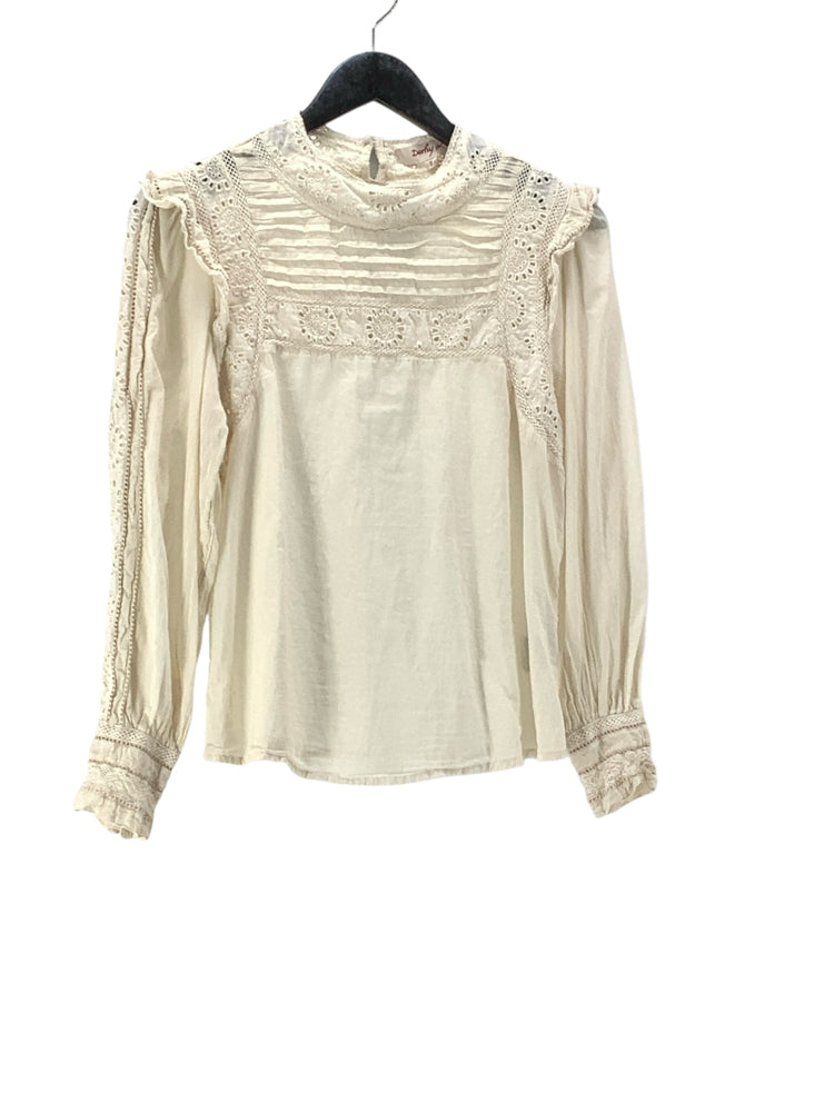 Derhy Size S Cream Shirt