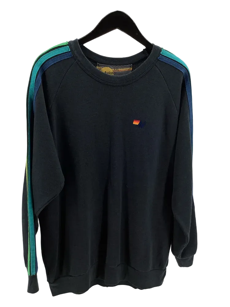Aviator Nation Size XXL Black multi Sweatshirt