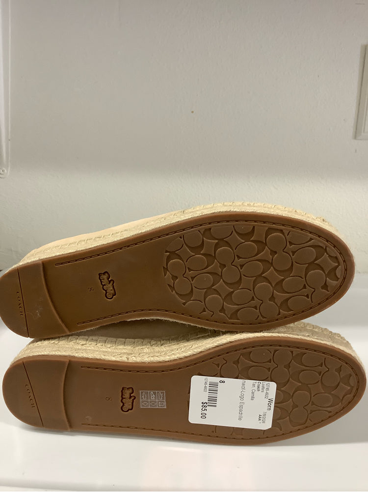 Coach Shoe Size 8 Tan Camilla Loafers