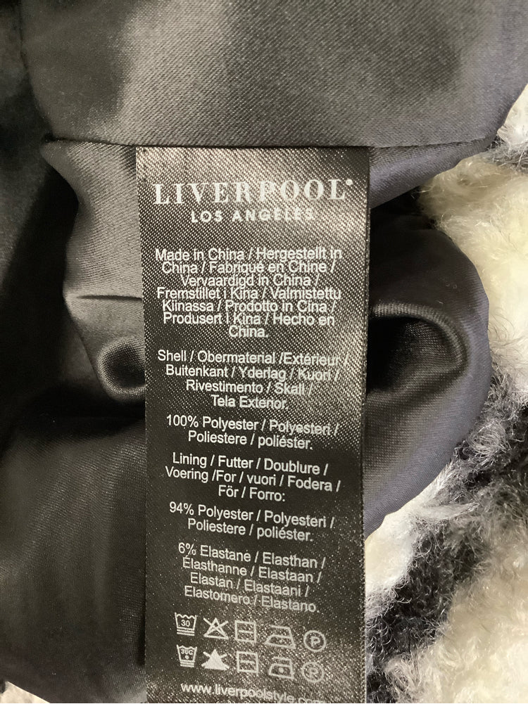 Liverpool Size XL Black & White Jacket