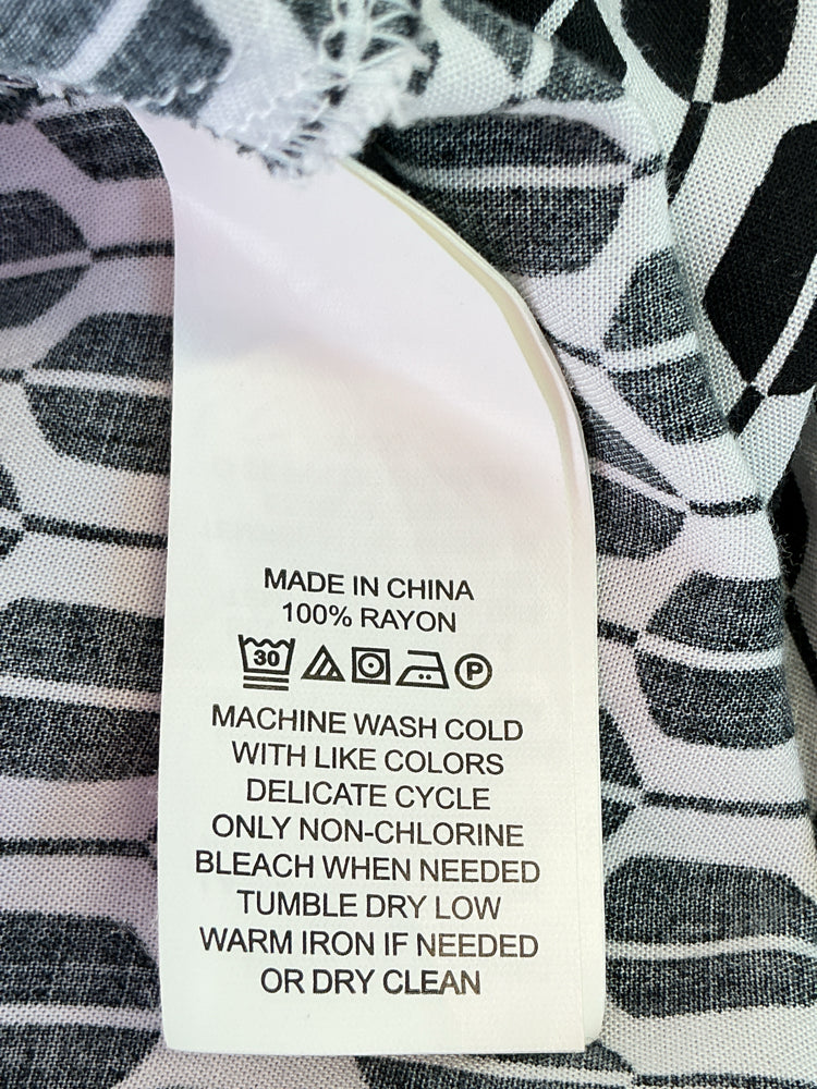 Kate Spade Size M Black & White Dress