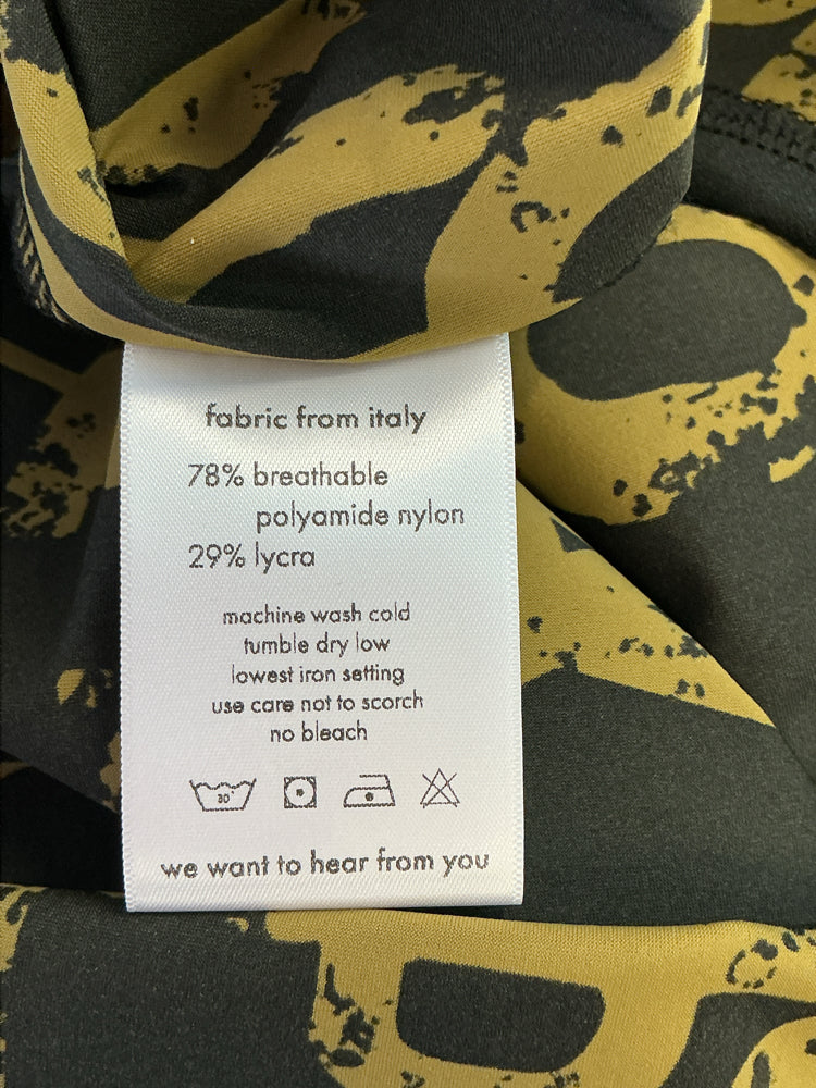 Porto Size 10 Black & Green Dress
