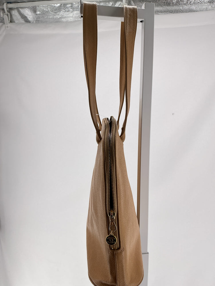 Chanel Tan Handbags
