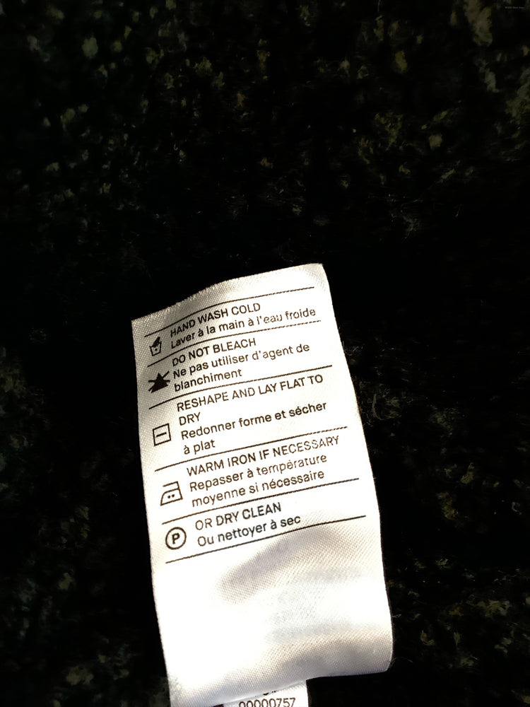 Vince Size L Black & Gray Cardigan